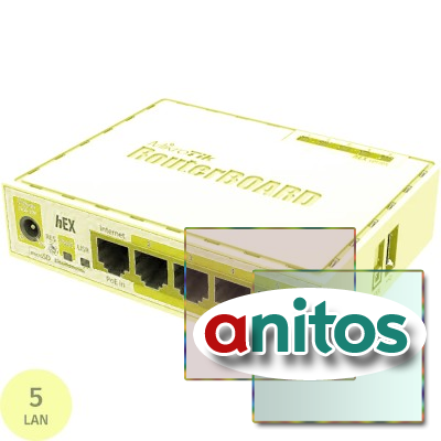 ������������� MikroTik hEX RB750Gr3 5x1Gb USB, PoE