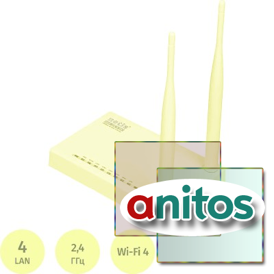 ������������� Netis WF2419E N300, �� 300 ����/�, 802.11n, �����