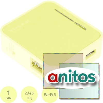 ������������� TP-Link TL-WR902AC AC750 USB 2.0 Pocket Trave