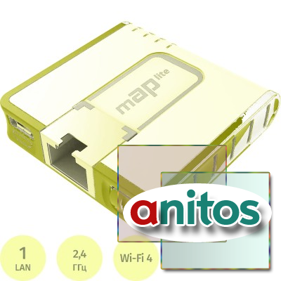 ������������� Wi-fi MikroTik mAP lite RBmAPL-2nD, N300,USB,PoE