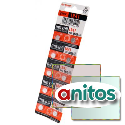 ��������� ����������� ������� MAXELL LR41 BL10