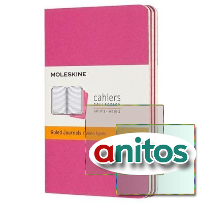  3  Moleskine Cahier Journal Pocket, 64 .,  ,  