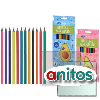 Набор цветных карандашей: 