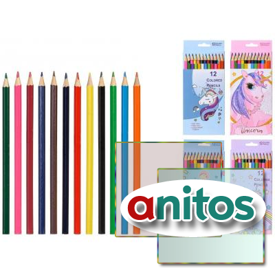 Набор цветных карандашей: 