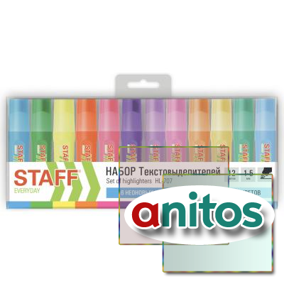   12 , STAFF EVERYDAY HL-707, 6   + 6  ,  1-5 , . , 152552