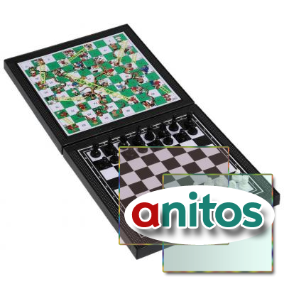 Настольная игра Шахматы магнитные 3в1 +2игры-ходилки кор. 1704K634-R