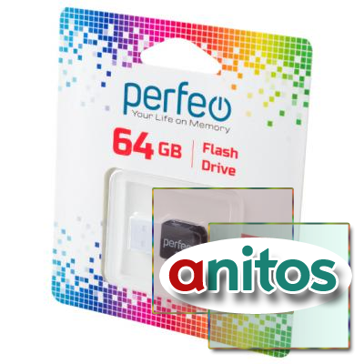   PERFEO PF-M02W064 USB 64GB M02  BL1