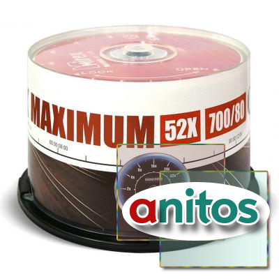   Mirex CD-R MAXIMUM 52x cake box 50 (UL120052A8B)
