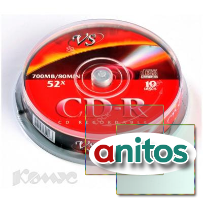   VS CD-R 700MB 52x Cake/10