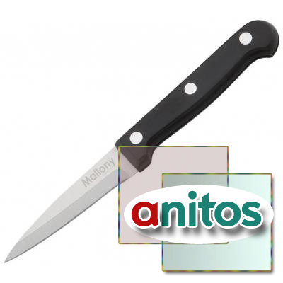 Нож для овощей Mallony из нерж, ручка бакелит MAL-07B 985307