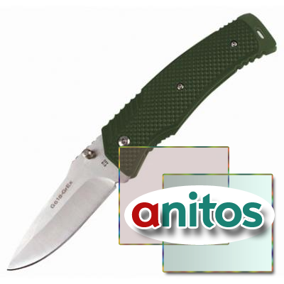  Ganzo G618 440 Steel Exclusive Edition Green Handle, 