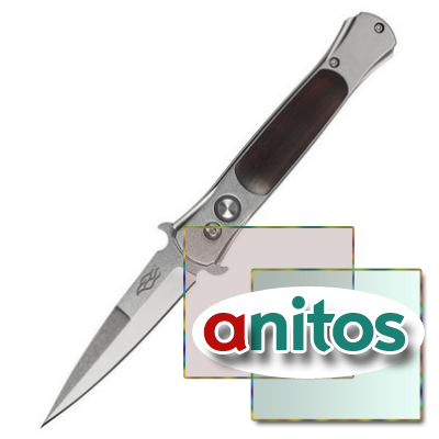Нож Ganzo G707 коричневый/хром
