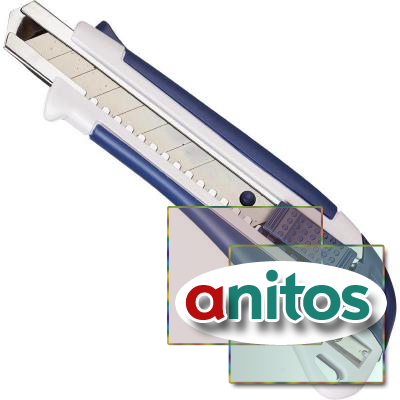 Нож универсальный Attache Selection 18 мм с антискольз. встав. иточилкой