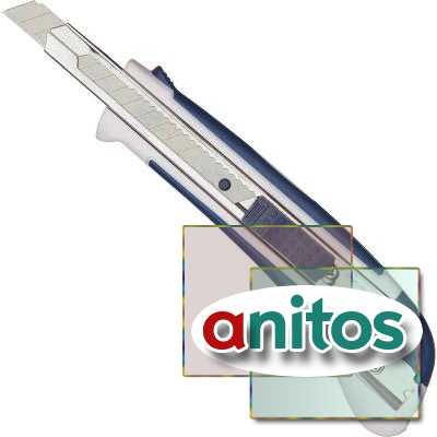 Нож промышленный Attache Selection 9 мм с антискольз. вставками и точилкой