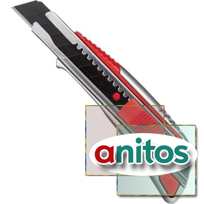 Нож универсальный Attache Selection 18мм,метал.напр.,алюм.корпус,Auto lock