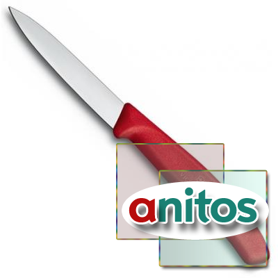 Нож Victorinox для овощей, 8 см, красный