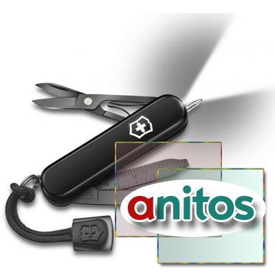 ���-������ VICTORINOX Signature Lite Onyx Black, 58 ��, 8 �������, ������