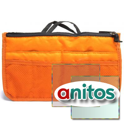 Органайзер для сумки «СУМКА В СУМКЕ» цвет оранжевый