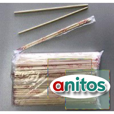 Палочки для еды 21см бамбук (20уп х 100) (в индивид. пп упаковке) Китай