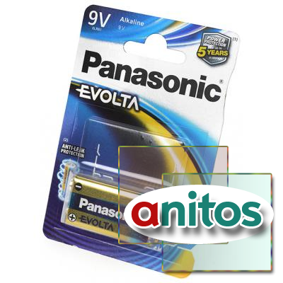   05 Panasonic EVOLTA 6LR61EGE/1BP 6LR61 BL1