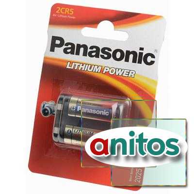 батарейка фотолитиевая Panasonic Lithium Power 2CR-5L/1BP 2CR5 BL1