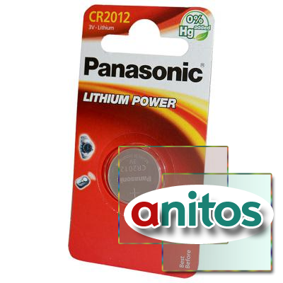    Panasonic Lithium Power CR-2012EL/1B CR2012 BL1