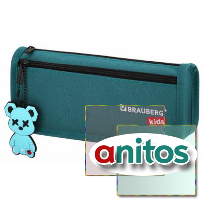 ����� ������ BRAUBERG KIDS, 2 ���������, ���������, �������� �����, 22x10x6 ��, 273554