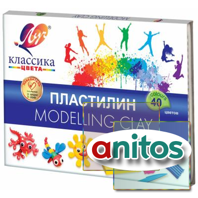Пластилин Луч Классика 40 цв., 30С 1922-08
