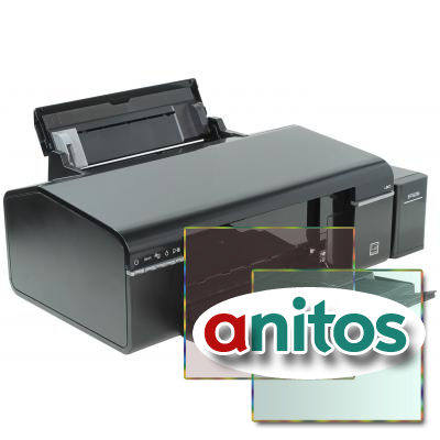 Принтер струйный EPSON L805 А4, 37 стр./мин, 5760х1440, печать на CD/DVD, Wi-Fi, СНПЧ, C11CE86403
