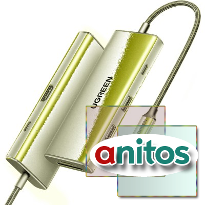 ������������ USB UGREEN CM498 (15531) USB-C To HDMI+2xUSB A+ USB-C+SD/TF+PD