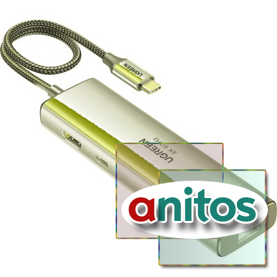 ������������ USB UGREEN CM512(45000)USB-C to HDMI/2xUSB-A/USB-C/RJ45/PD ��