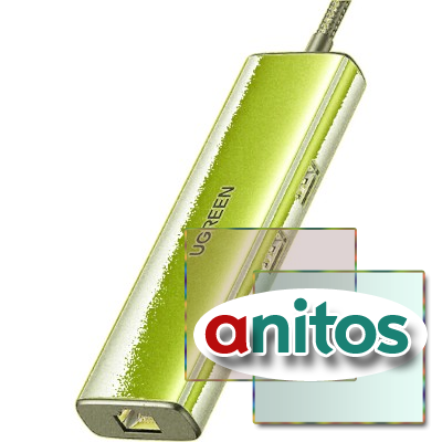 ������������ USB UGREEN CM512 (15598) USB-C To 3xUSB3.0+HDMI+RJ45+PD �����