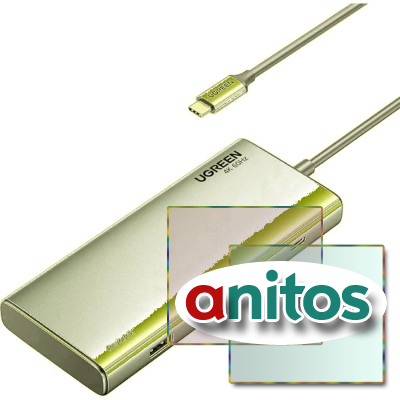 ������������ USB Ugreen CM639(35625)8in1 4K@60Hz USB-C/USB-A/HDMI/DP/PD ���