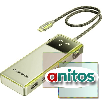 ������������ USB Ugreen CM888(35998)UNO6in1 4K@60Hz USB-C/HDMI/USB-A/PD ���
