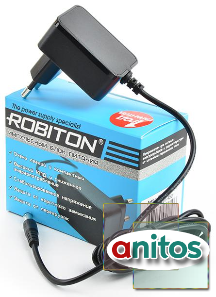 Блок питания с фиксированным напряжением ROBITON IR6-500S 5,5х2,5/12 ...