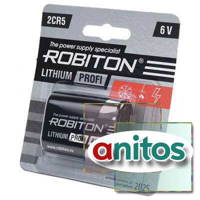 батарейка фотолитиевая ROBITON PROFI R-2CR5-BL1 2CR5 BL1