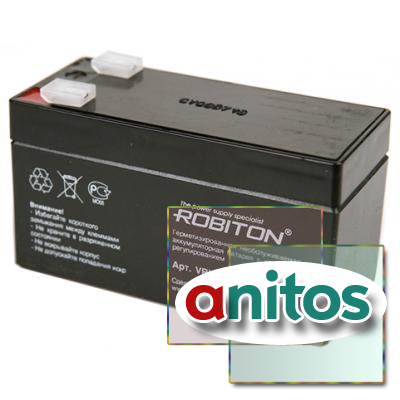 Аккумуляторная батарея свинцово кислотная ROBITON VRLA12-1.3