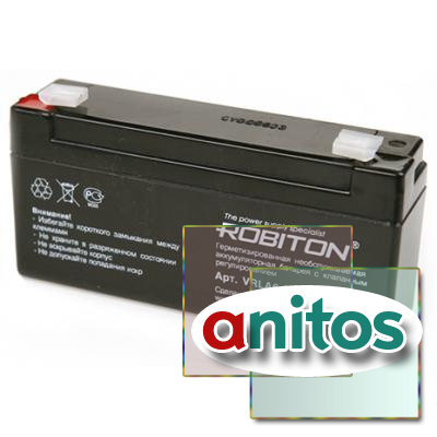 Аккумуляторная батарея свинцово кислотная ROBITON VRLA6-3.3