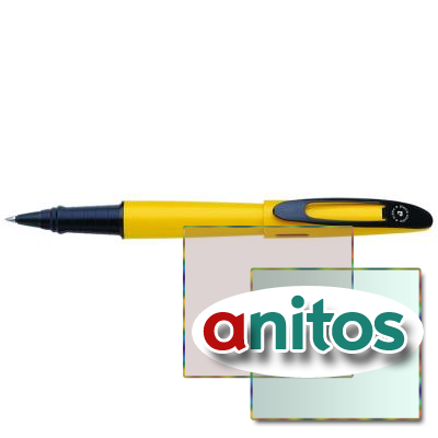 Роллерная ручка Pierre Cardin Actuel, цвет - желтый. Упаковка P-1