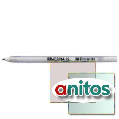 Ручка гелевая Gelly Roll Белый толстый стержень 10 XPGB10#50