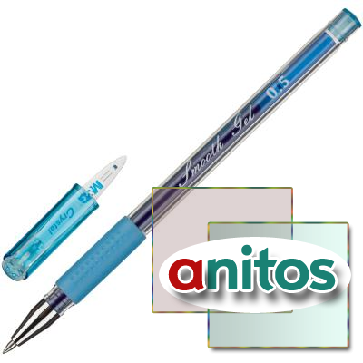 Ручка гелевая неавтоматическая M&G манж 0,5 мм синий AGPA7172220500H