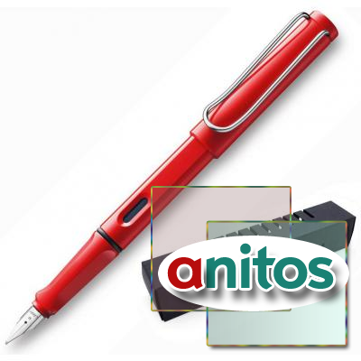 Ручка перьевая LAMY 016 safari, Красный, F, 4000181