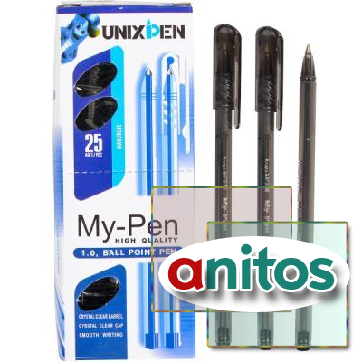 Ручка шариковая: на масляной основе цвет чернил-синий МС-3153