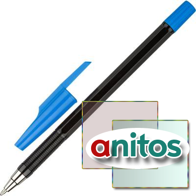 Ручка шариковая Attache Economy, тонир.корп, синий стерж, 0,7/1мм