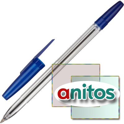 Ручка шариковая Оптима РО20 Стамм 0,7 мм синий маслян. Основа