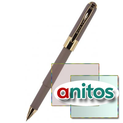 Ручка шариковая неавтоматическая MONACO серый корп, 0,5мм синяя 20-0125/11