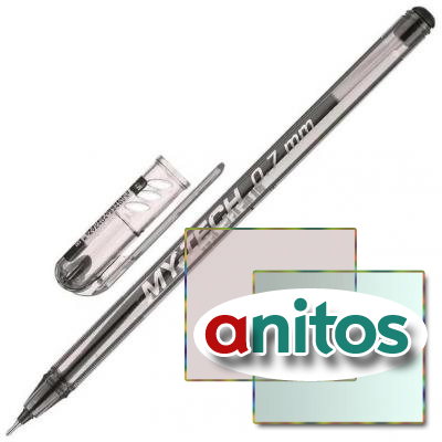 Ручка шариковая неавтоматическая PENSAN MY-TECH линия 0,35мм BLACK 2240/25