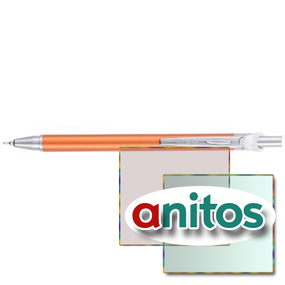 Шариковая ручка Pierre Cardin Actuel, цвет - оранжевый. Упаковка Р-1