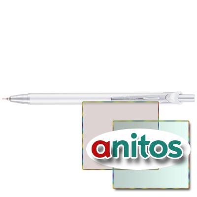 Шариковая ручка Pierre Cardin Actuel, цвет - серебристый. Упаковка Р-1