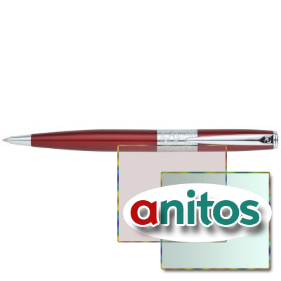Шариковая ручка Pierre Cardin BARON, цвет - красный. Упаковка В.